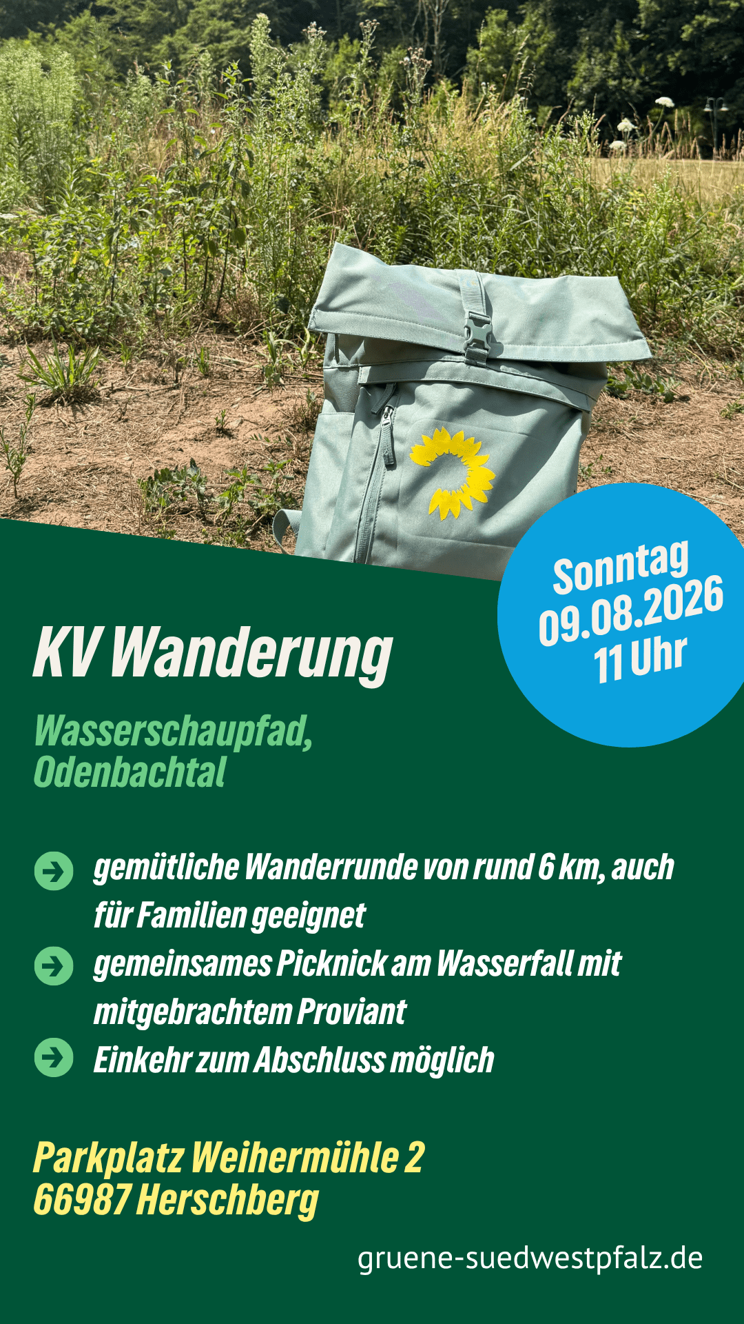 Plakat Wanderung Wasserschaupfad